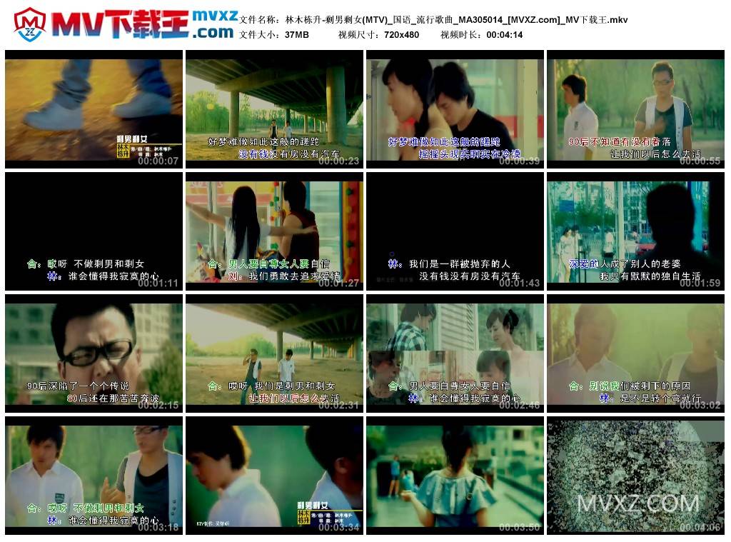 林木栋升-剩男剩女(MTV)_国语_流行歌曲_MA305014